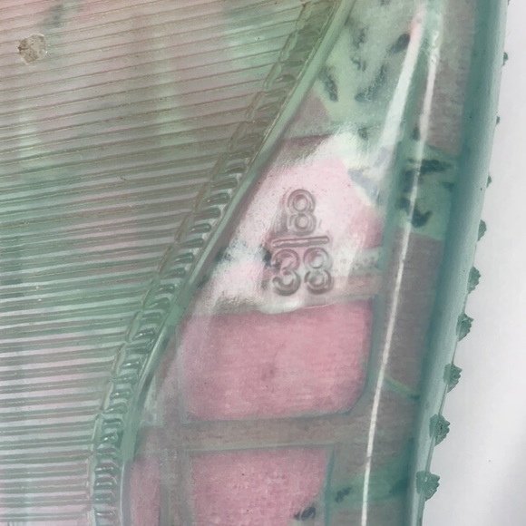 Stuart Weitzman Diamond Blue Jelly Slides Size 8💎 - Picture 5 of 9